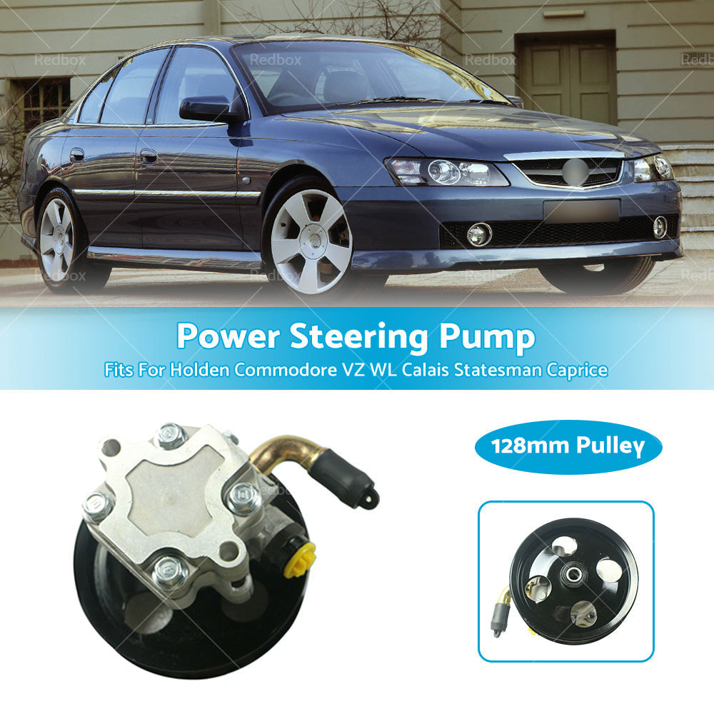 {{ For Holden VZ WL Commodore Calais Caprice V6 V8 Power Steering Pump 128mm Pulley }} - Buy Car Parts Online at {{ Kaka Auto Parts }}.