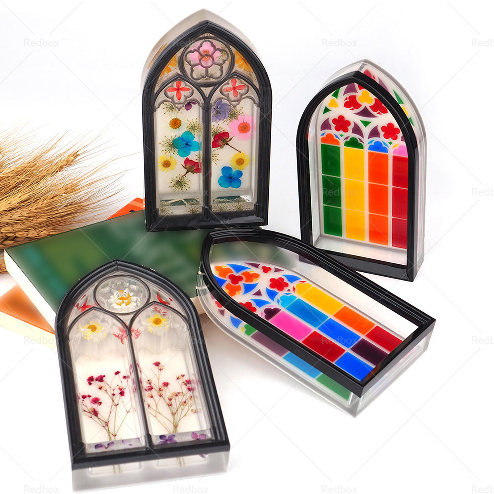 {{ Epoxy Resin Mold Church Window Silicone Dish Trinket Tray Jewelry Container }} - Buy Car Parts Online at {{ Kaka Auto Parts }}.