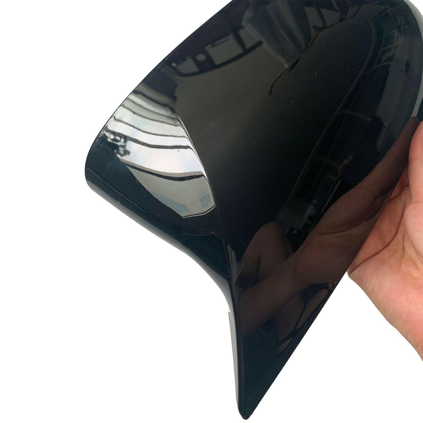 2x Black Rear Mirror Cover Caps Suitable For BMW X3 G01 / X4 G02 / X5 G05 / X6 G06