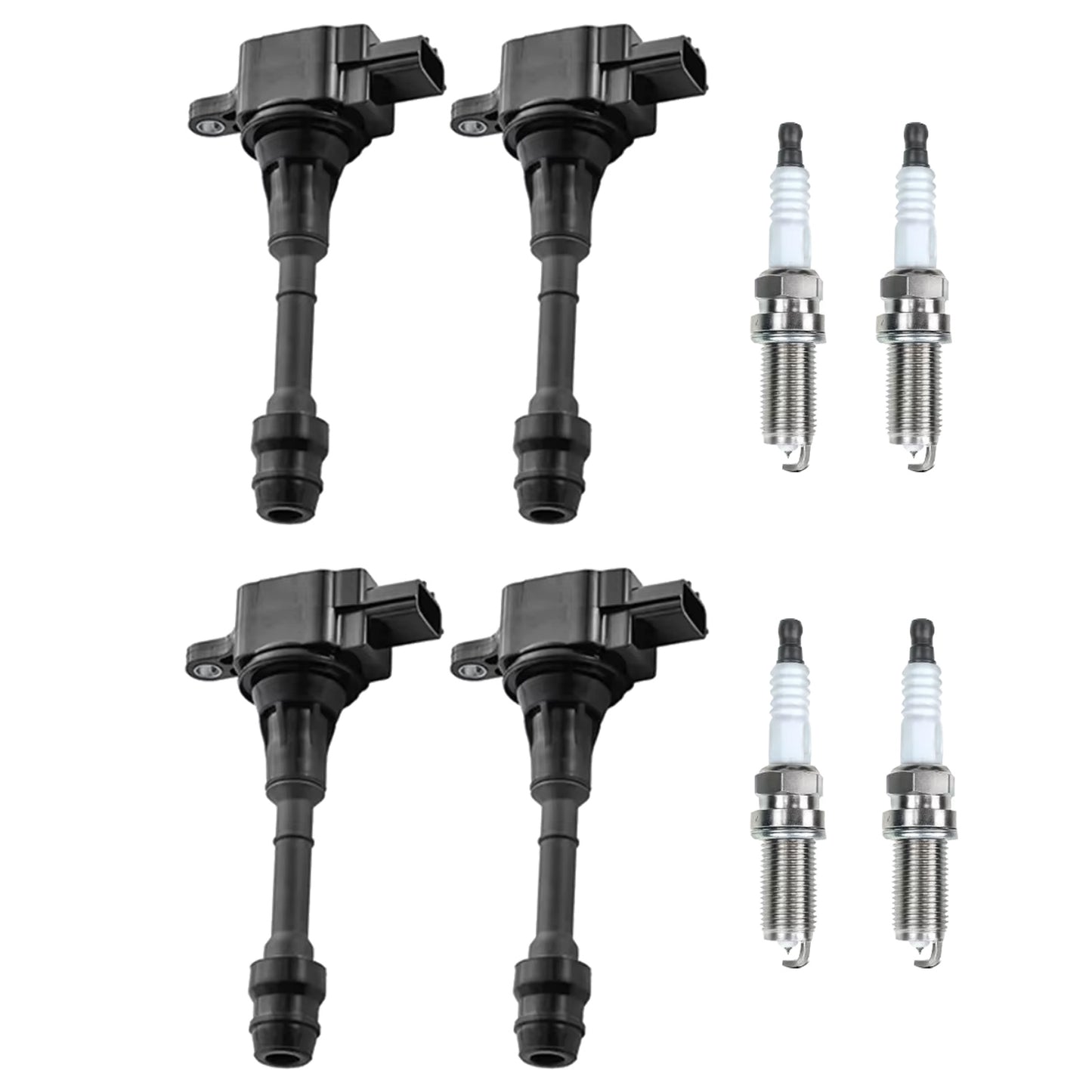 {{ 4x Ignition Coils & 4x Spark Plugs Suitable for Nissan X-Trail T30 224488H315 }} - Buy Car Parts Online at {{ Kaka Auto Parts }}.