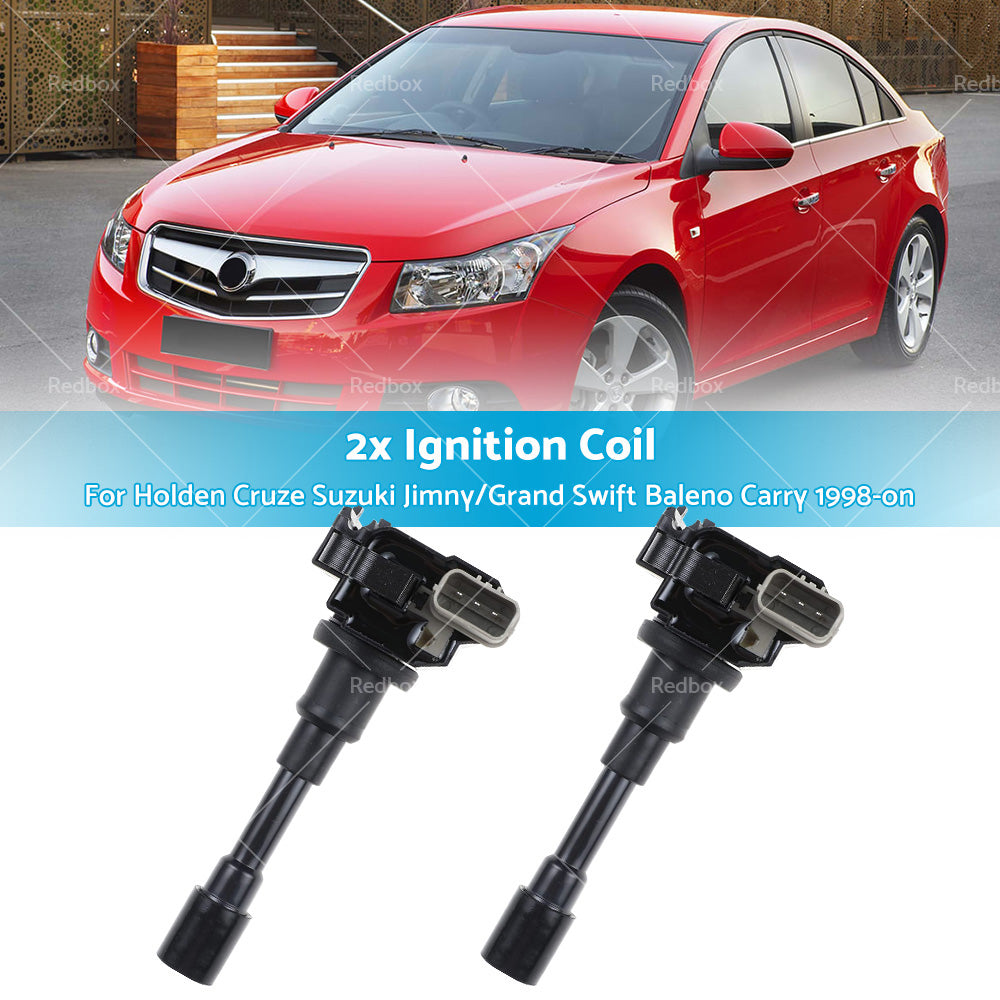 {{ 2x Ignition Coil For Holden Cruze Suzuki Jimny/Grand Swift Baleno Carry 1998-on }} - Buy Car Parts Online at {{ Kaka Auto Parts }}.