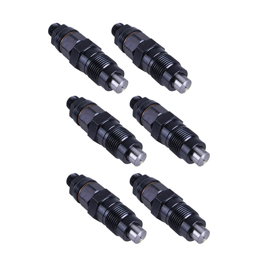 6x Diesel Fuel Injectors Suitable For Toyota HZJ105 HZJ75 HZJ78 HZJ79 4.2L 1HZ 1990-2007