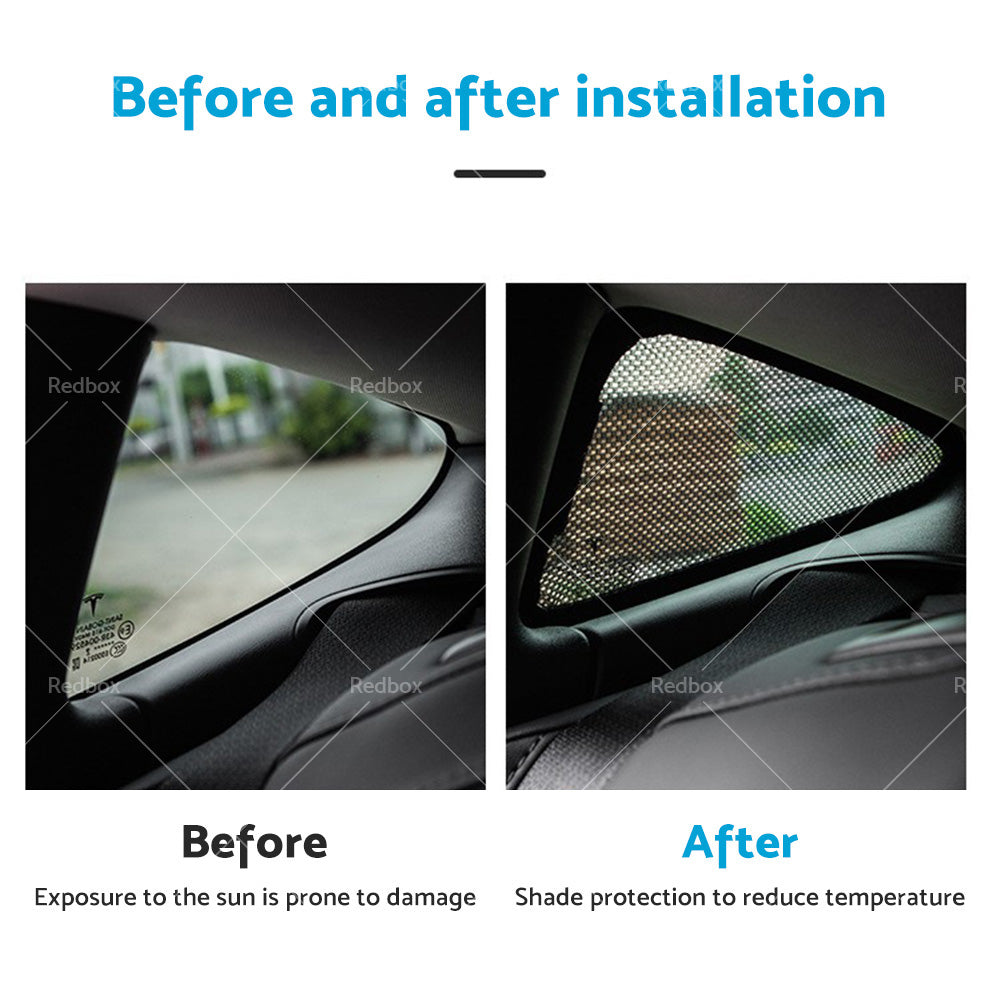 {{ Front Rear Port Sunroof Sun Shades Roof Film Protection for Tesla Model 3 17-21 }} - Buy Car Parts Online at {{ Kaka Auto Parts }}.