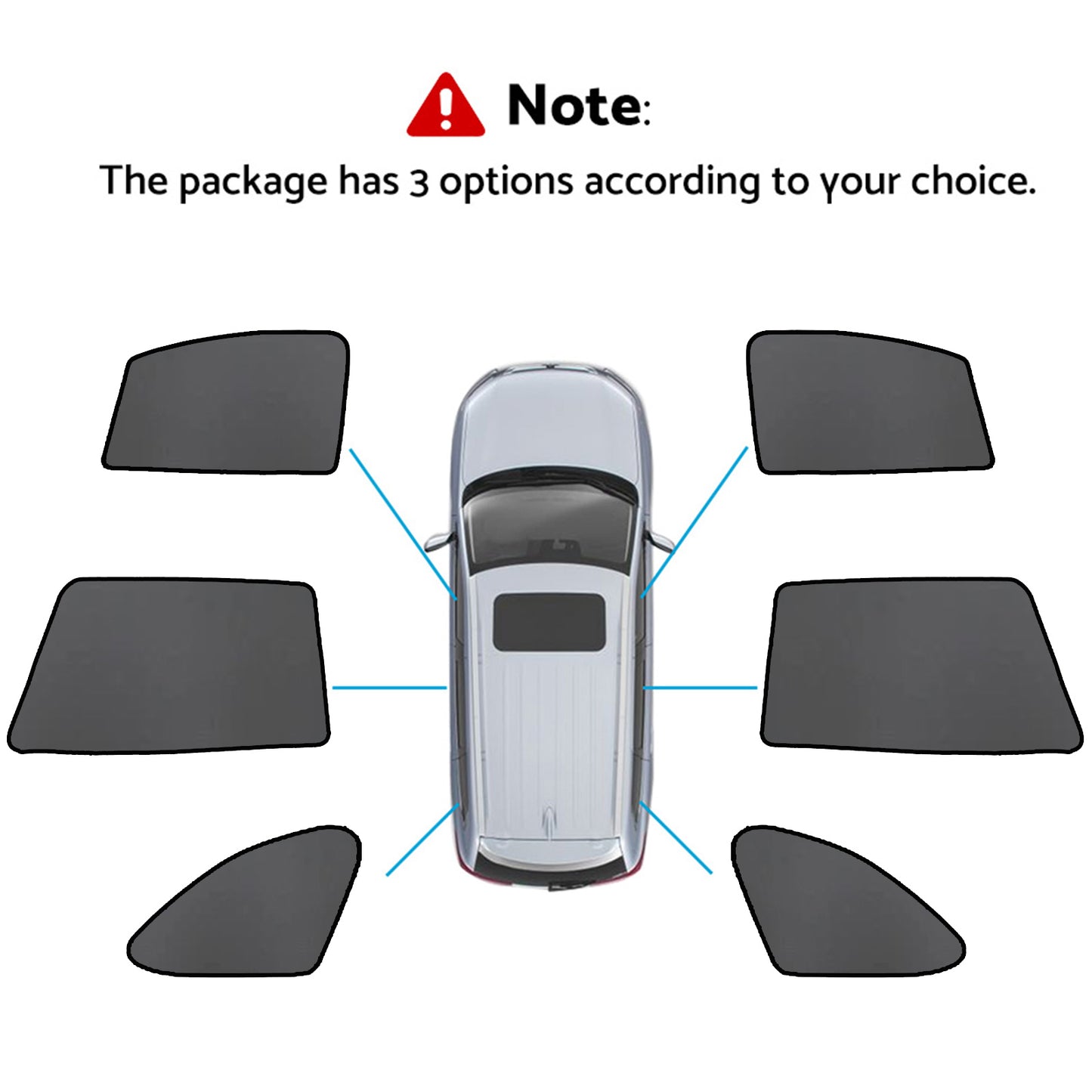 {{ Magnetic Mesh Sun Blind Shade Suitable for Subaru Outback 20-25 On Front / Rear }} - Buy Car Parts Online at {{ Kaka Auto Parts }}.