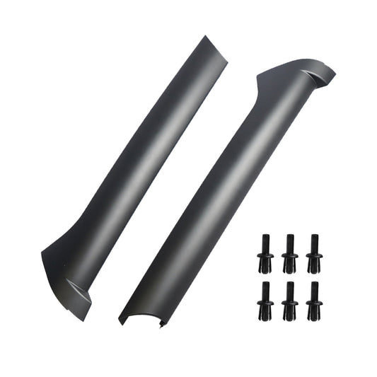 Pair Windscreen Pillar Moldings with Rivets Suitable For Land Rover Discovery 2 1999-2004