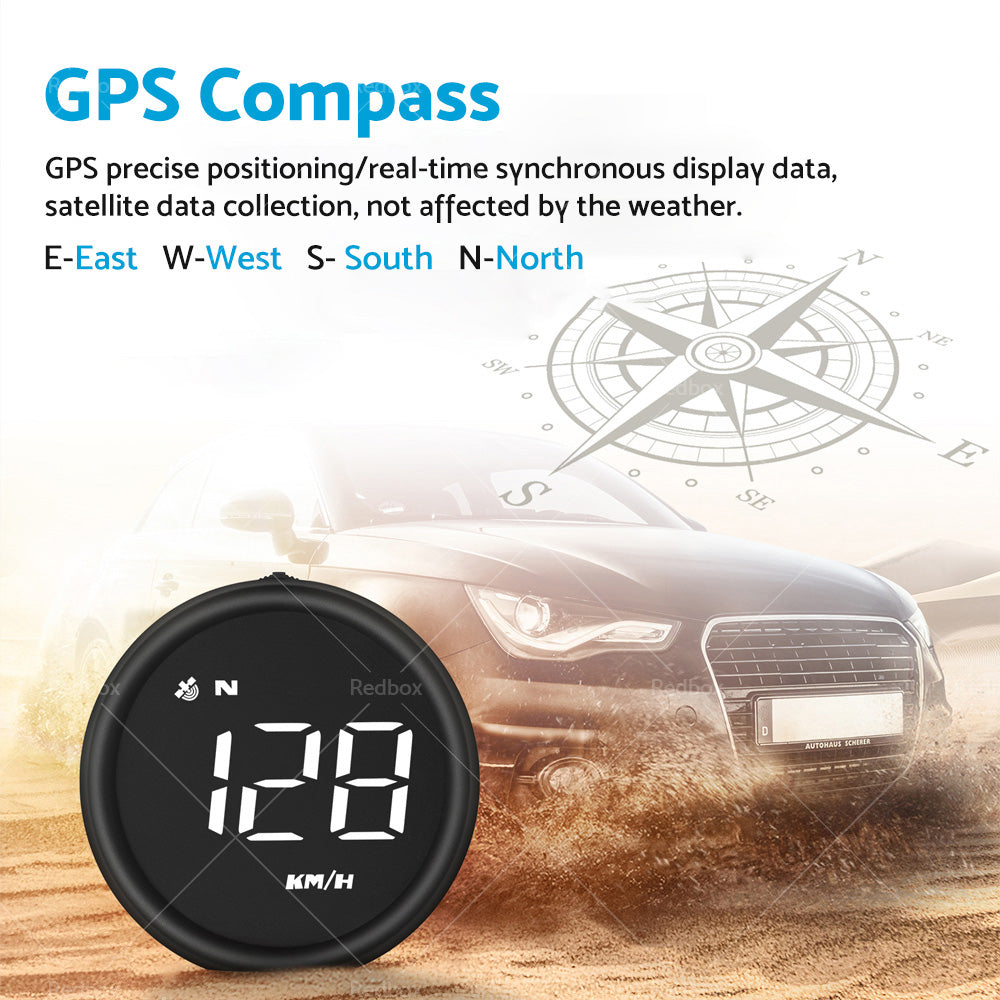 {{ Car Digital Speedometer GPS Head Up Display MPH or KM Overspeed Tired Warning Alarm }} - Buy Car Parts Online at {{ Kaka Auto Parts }}.
