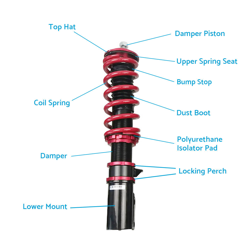 {{ Adjustable Height Coilover Suspension Shock For Holden VE Commodore Sedan Wagon }} - Buy Car Parts Online at {{ Kaka Auto Parts }}.