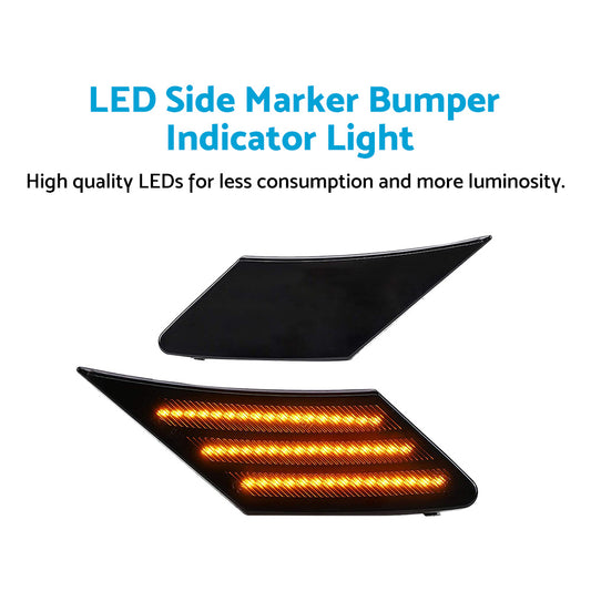 2x LED Side Marker Bumper Indicator Light Suitable For Toyota 86 Subaru BRZ Scion