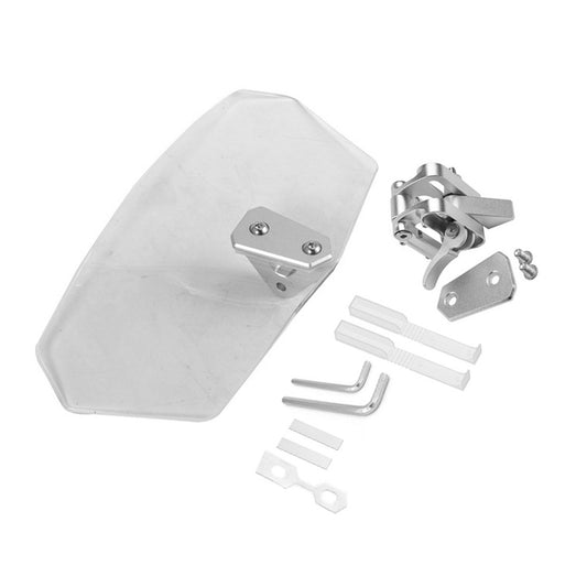 Motorcycle Windshield Extension Clip-On Windscreen Wind Deflector Spoiler