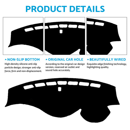 Non-Slip Dash Mat Dashboard Cover Suitable For Honda Odyssey RB 2.4L K24A 2009-2013