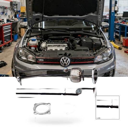 Exhaust Downpipe Suitable for 99-04 VW Golf Jetta Beetle 1.8T MT001104 DP29313
