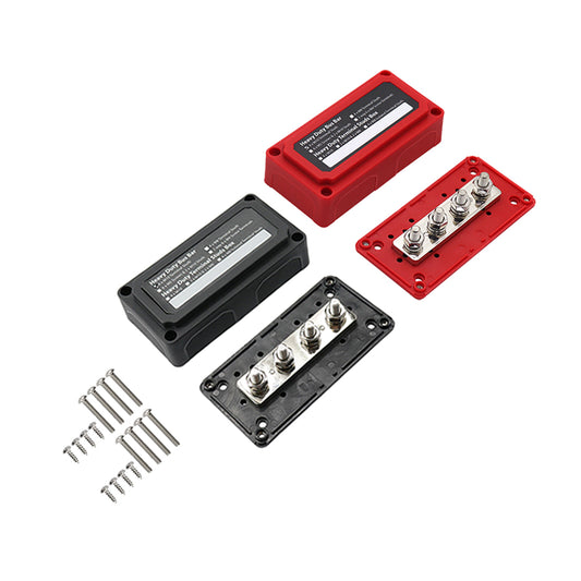 M10 300A DC 12V-48V Stud Bus Bar Power Distribution Box Terminal Block Suitable For Heavy Duty Applications