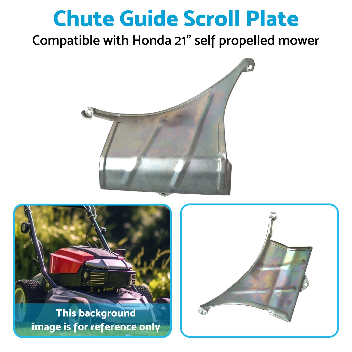 {{ Chute Guide Scroll Plate Suitable for Honda and DMC 21 inch Self Propelled Lawn Mower }} - Buy Car Parts Online at {{ Kaka Auto Parts }}.