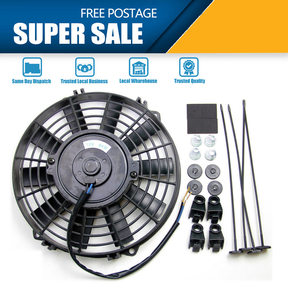{{ 9 inch 12V Volt Electric Radiator Cooling Thermal Thermo Fan Mounting Kits }} - Buy Car Parts Online at {{ Kaka Auto Parts }}.