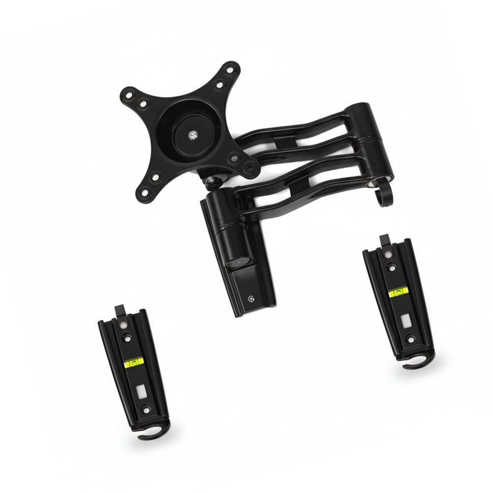 Dual Arm LCD TV Bracket With 2 Wall Plates Suitable For Caravans and RVs