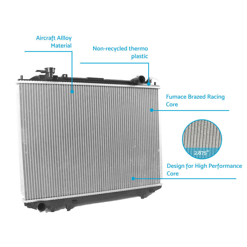 Radiator Suitable For Ford Courier PD PE PG PH Mazda Bravo B2500 UF UN UTE 1996-2006 Manual