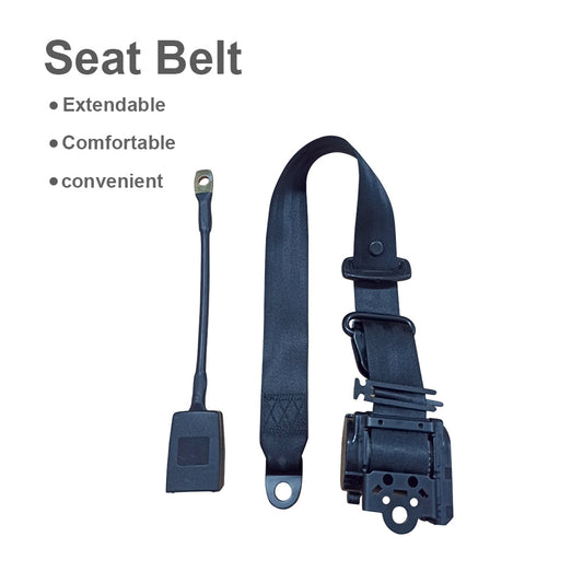 Universal 1 Set 3M 3 Point Retractable Safety Seat Belt Suitable For Truck Strap
