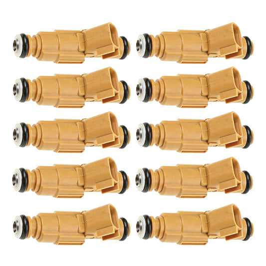 10x Fuel Injector Suitable For Ford E-350 F-250 F-350 F-450 F-550 F53 6.8L V10