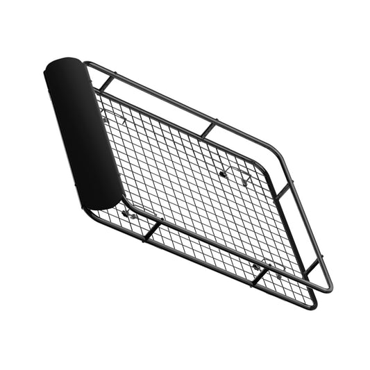 Roof Rack Basket Steel Black Suitable for Vehicles with Roof Rails