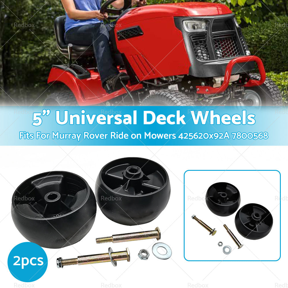{{ 2x 5 inch Universal Deck Wheels for Murray Rover Ride on Mowers 425620x92A 42581x50D }} - Buy Car Parts Online at {{ Kaka Auto Parts }}.