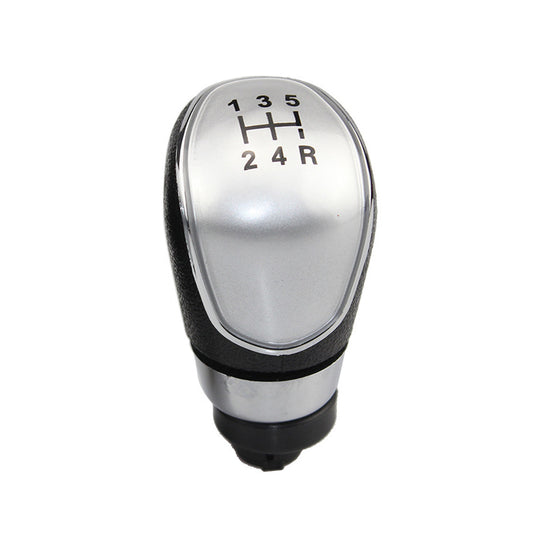5-Speed Manual Gear Shift Knob Silver Suitable For Ford Fiesta MK2 C-Max 2008-2013