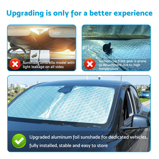 6 Layer Thick WindScreen Sun Shade Suitable For Kia Picanto 16-24 UV Protection