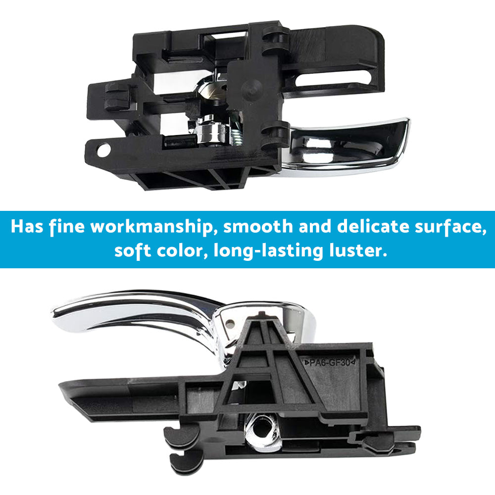 2x Inner Interior Door Handles Left & Right Suitable For Nissan Dualis J10