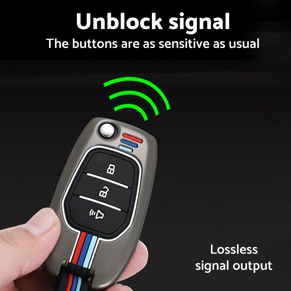 Zinc Alloy Flip Remote Key Fob Case Cover Shell Suitable For LDV T60 Pro