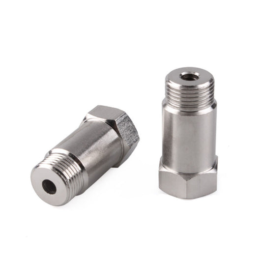 2x Oxygen Sensor Extender Spacer M18 x 1.5 Bung Adapter Suitable For OBD2 Vehicles