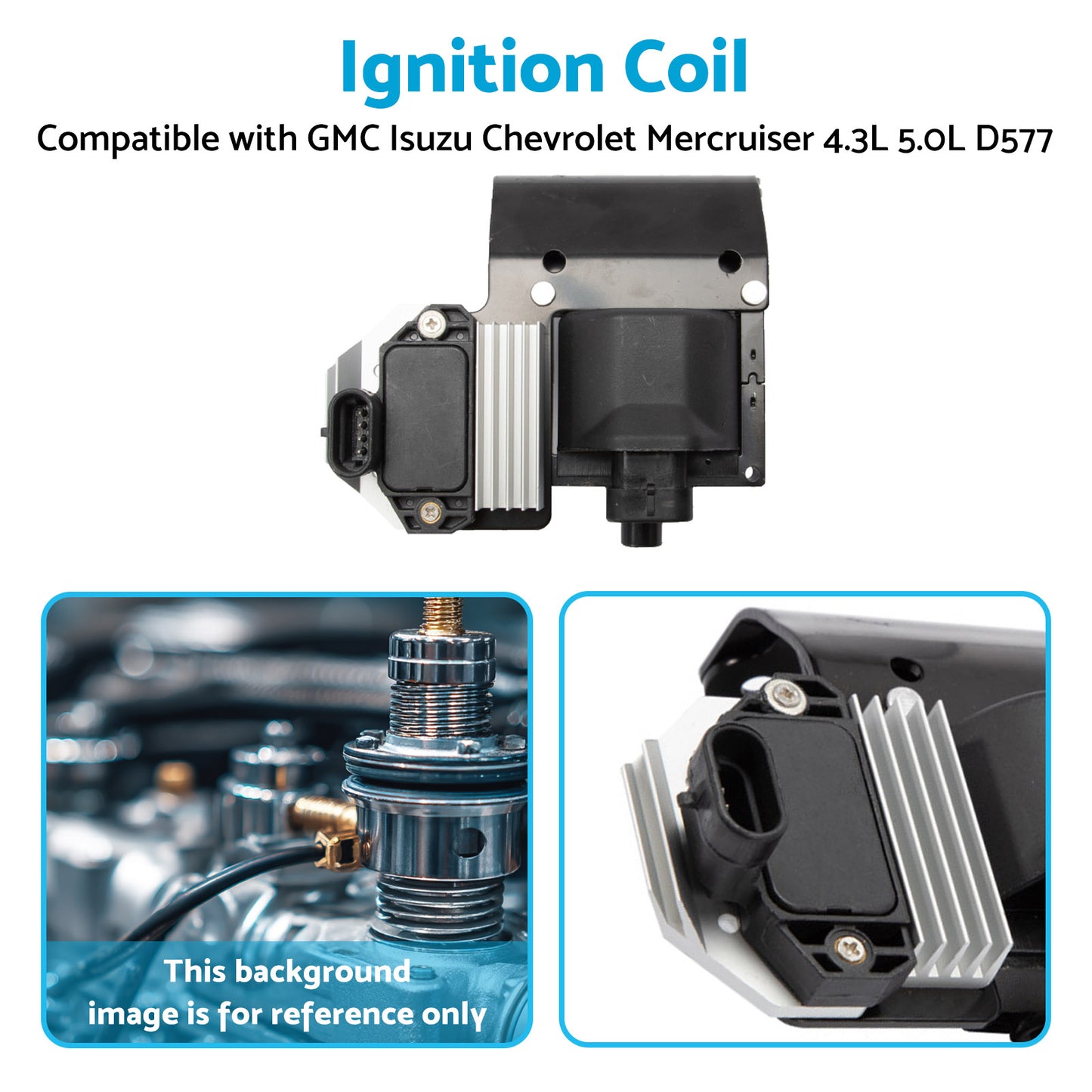 Ignition Coil Module DR49 Suitable for GMC Chevrolet Isuzu Mercruiser 4.3L 5.1L