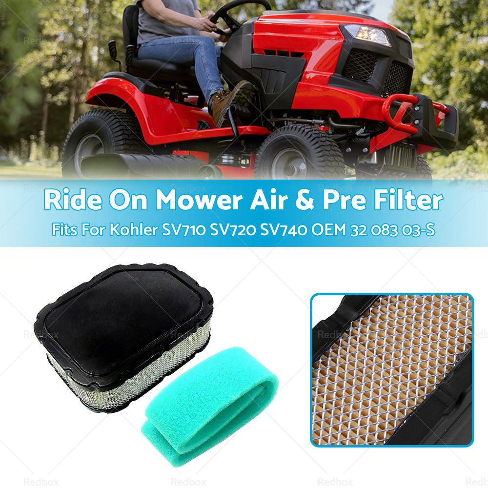 {{ Ride On Mower Air and Pre Filter For Kohler SV710 SV720 SV740 32 083 03-S }} - Buy Car Parts Online at {{ Kaka Auto Parts }}.