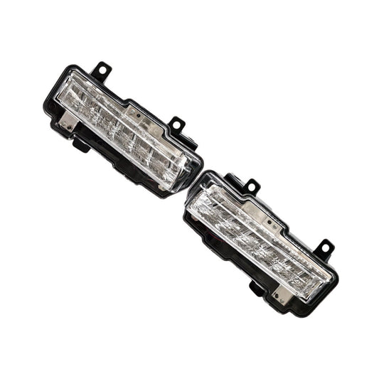 2x Front Bumper Fog Light Left & Right Lamp Suitable For Mitsubishi Pajero 2015-2017