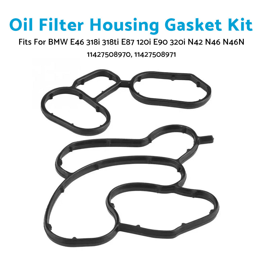 Oil Filter Housing Gasket Kit Suitable For BMW E46 318i 318ti E87 120i E90 320i N42 N46 N46N
