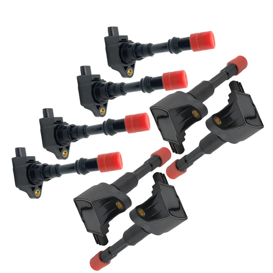 8Pcs Ignition Coils 3 Pins Suitable For Honda Jazz GD GE2 GE3 Civic ES ET 1.3L