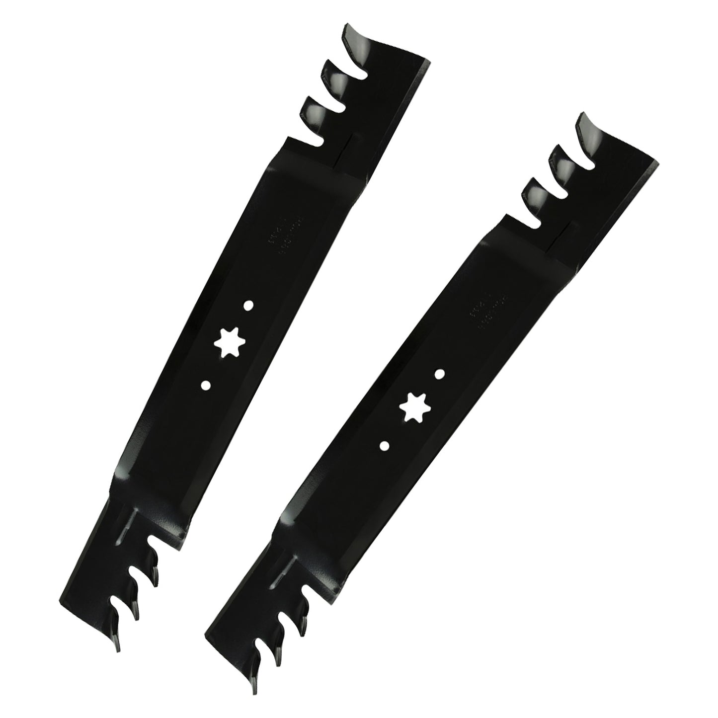 2x 42inch Blade Suitable for MTD and Cub Cadet ZTR RZT42 Gator Type Toothed Mulching