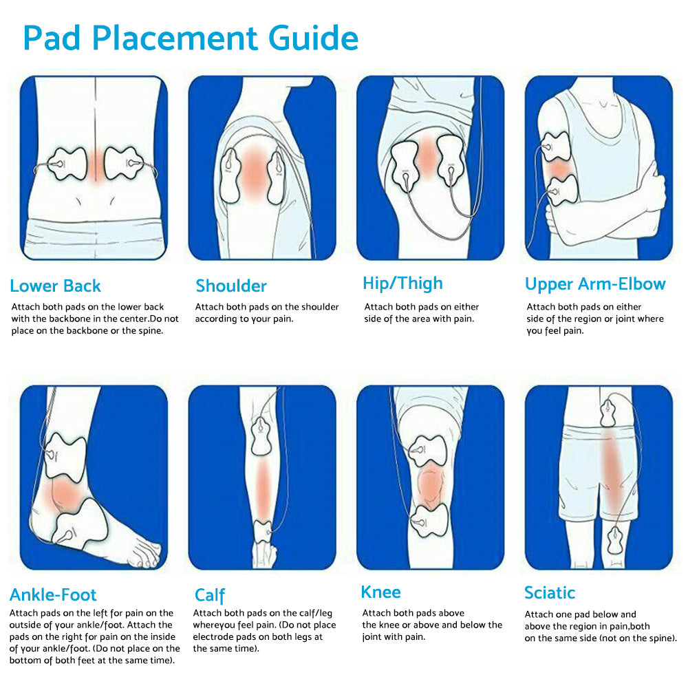 24x Electrode Replacement Pads for EMS TENS Massager Suitable For Omron Devices Long Life