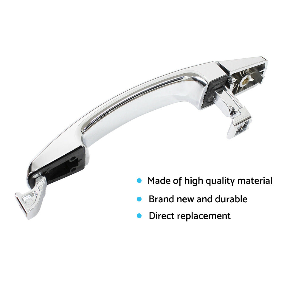 Left Hand Front Outer Door Handle Chrome Suitable For Holden Captiva 2006-2018