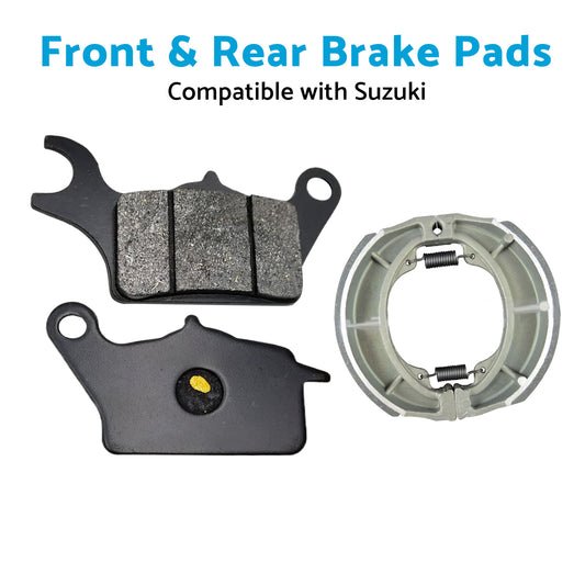 Front and Rear Brake Pads Suitable for 2017-2021 Suzuki UK 110 Address