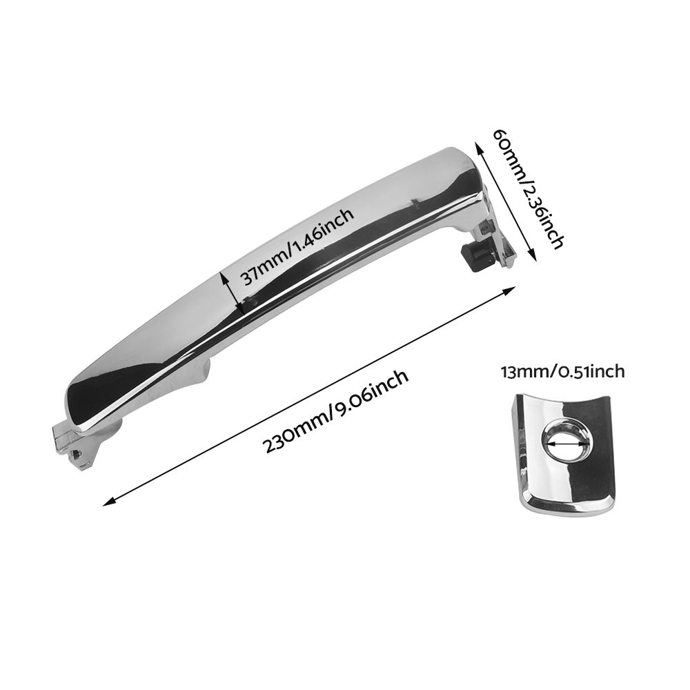 Front Right Outer Door Handle Chrome Suitable For Nissan X-Trail T31 2007-2013