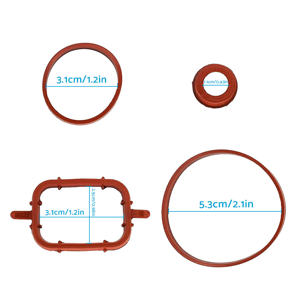Intake Inlet Manifold Gasket Kit Suitable for BMW E83 X3 E70 X5 E71 X6 3 5 Series E46 E60