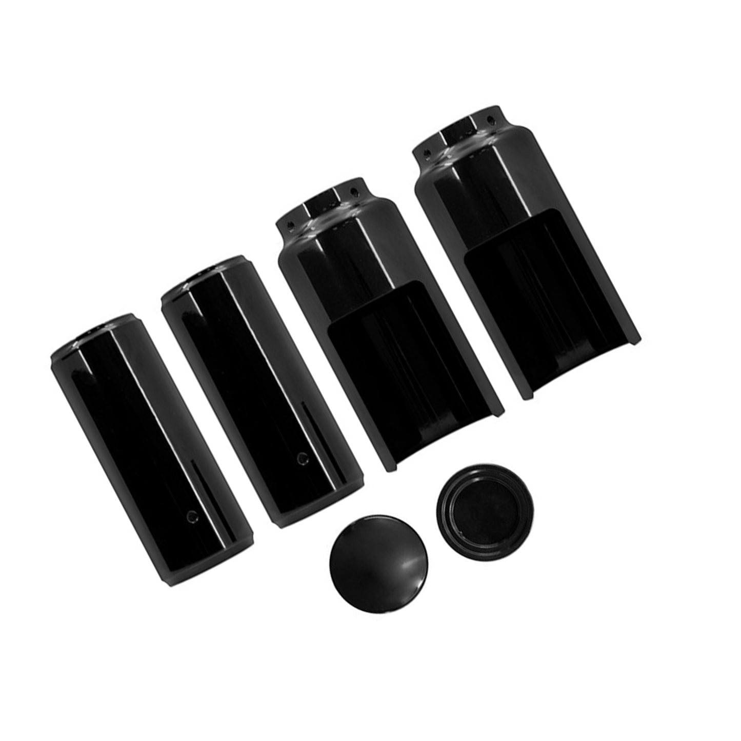 {{ Black Fork Cover Set For Harley Softail M8 Street Bob 2018-2022 Full }} - Buy Car Parts Online at {{ Kaka Auto Parts }}.