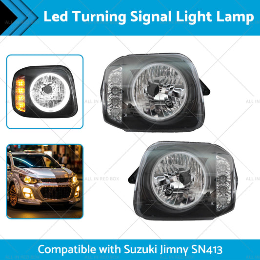 Led Turning Signal Light Lamps Angel Eyes Suitablefor Suzuki Jimny SN413 98-17