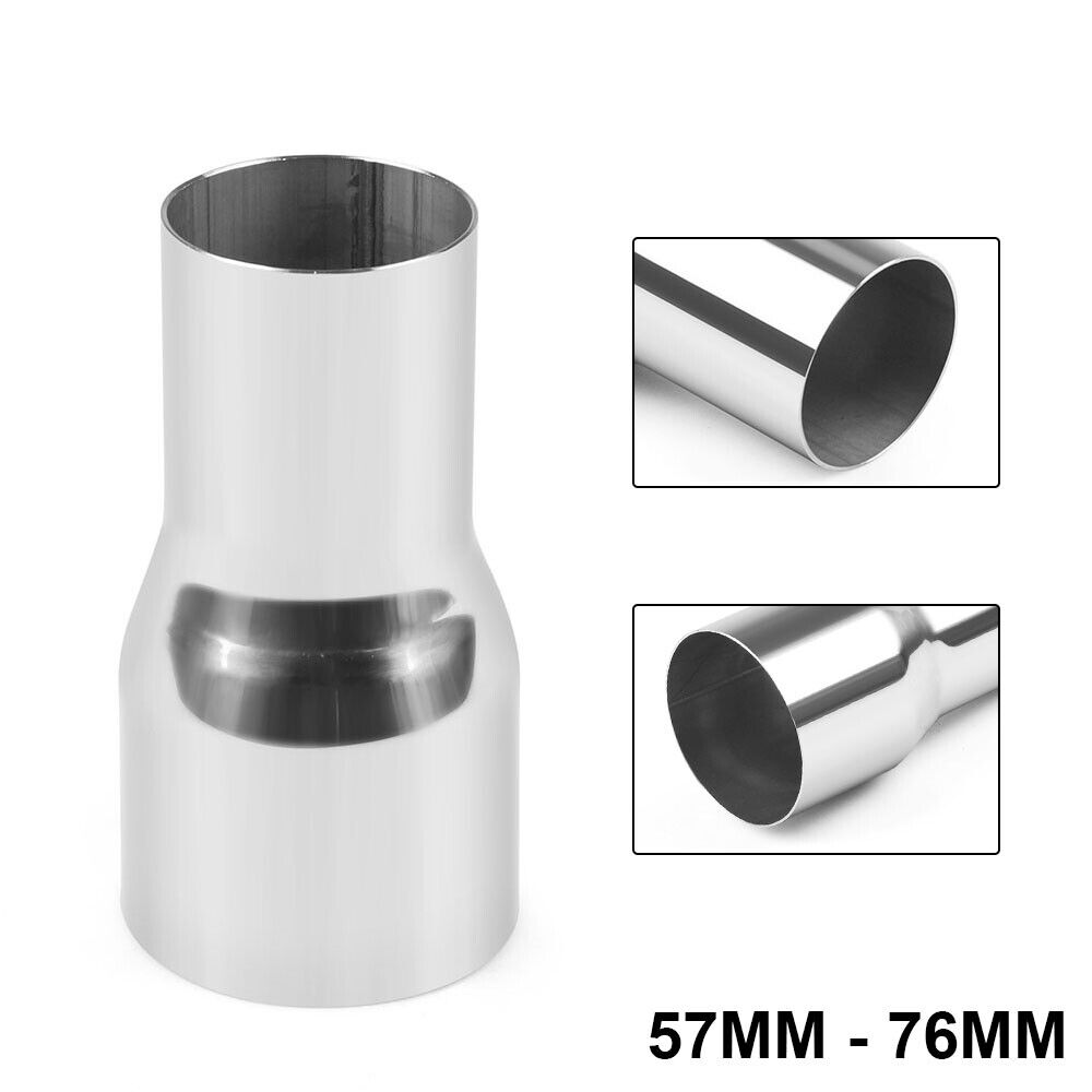 Steel Exhaust Pipe Adapter Reducer 2 to 3 Inch OD Suitable For 2.25 / 2.5 / 3 Inch Tubes