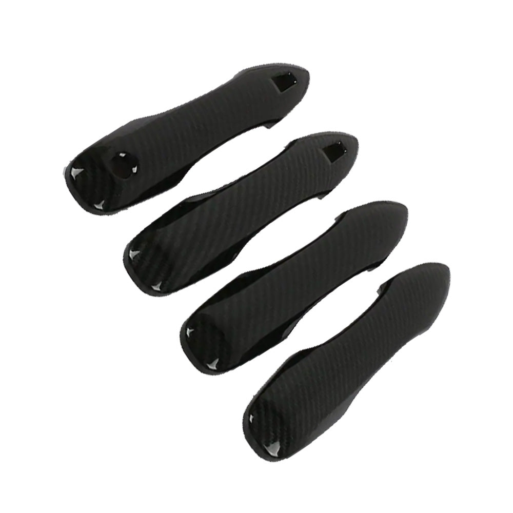 Carbon Fiber Door Handle Cover and Bowl Cup Surround Kit Suitable For Toyota Camry