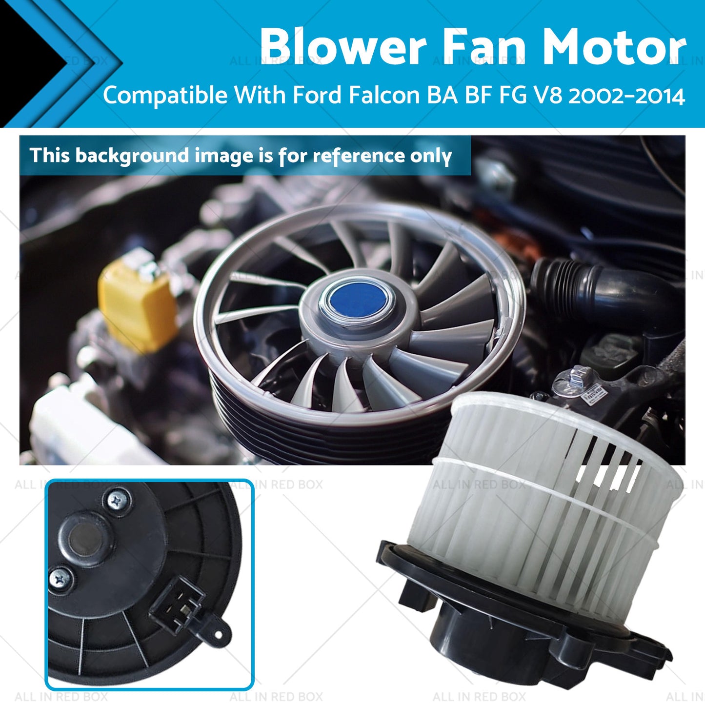 HVAC Blower Fan Motor Dashboard Suitable For Ford Falcon BA BF FG 6Cyl V8 02-14