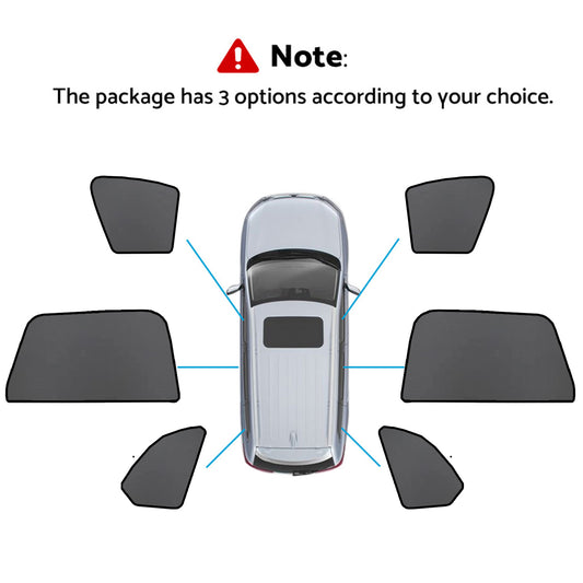 Car Window Sun Shade Magnetic Sun Blind Mesh Suitable For BMW X5 F95 / G05 2018-On