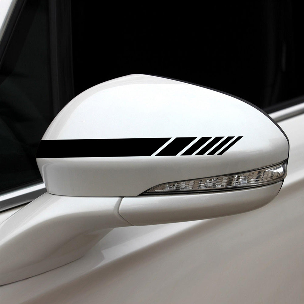Car Side Body Sticker Vinyl Racing Stripe Decals 5x Long Hood & Roof Universal