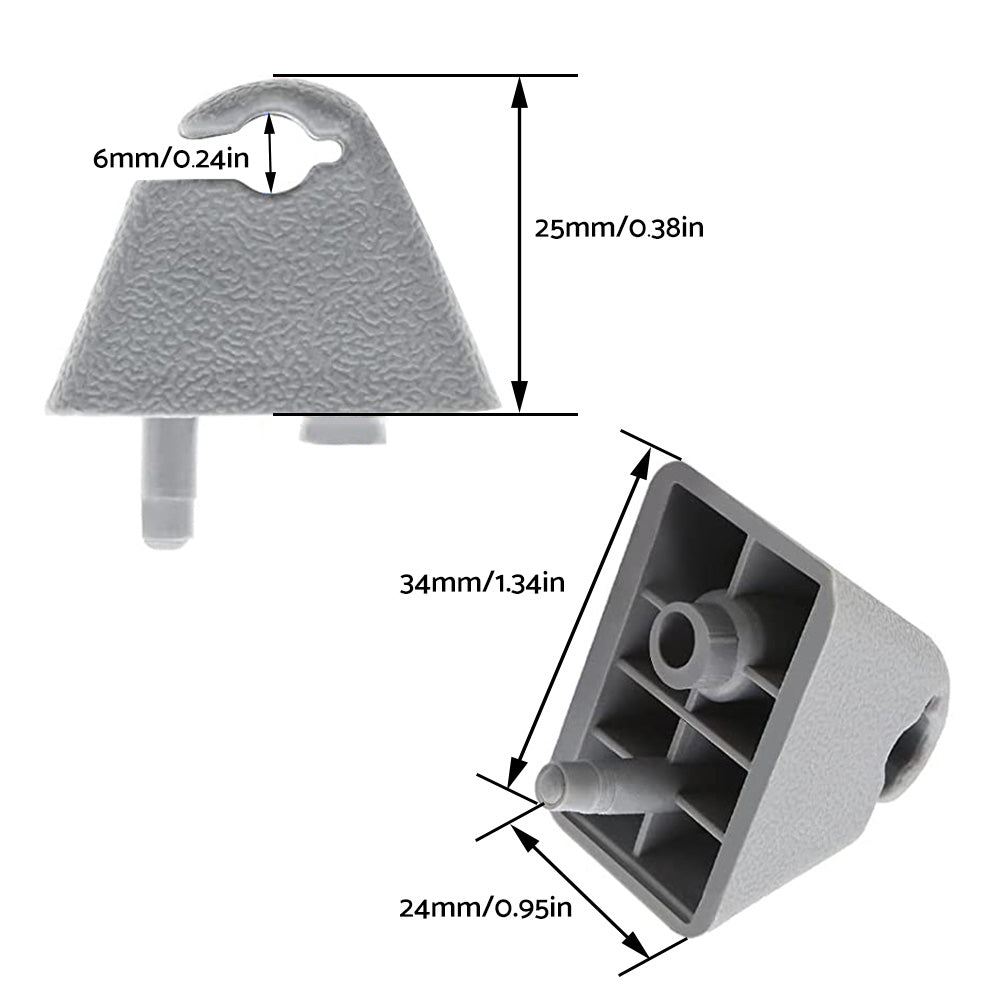 2x Sun Visor Clip Suitable For Holden Commodore Berlina Calais VN VP VR VS VT VZ VX VY Ute 1988-2003