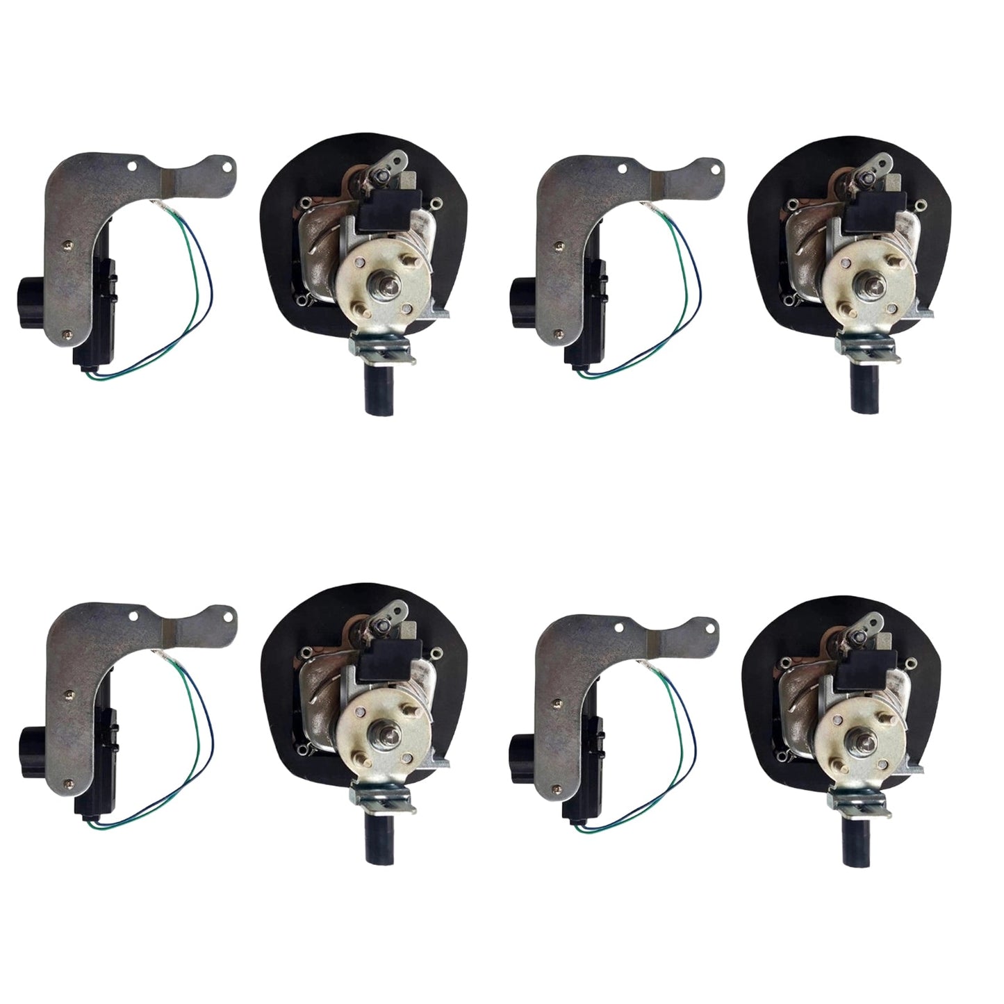 4x Chrome Power Operated Recessed Folding Whale Tail T-Lock Handle Suitable For Toolbox