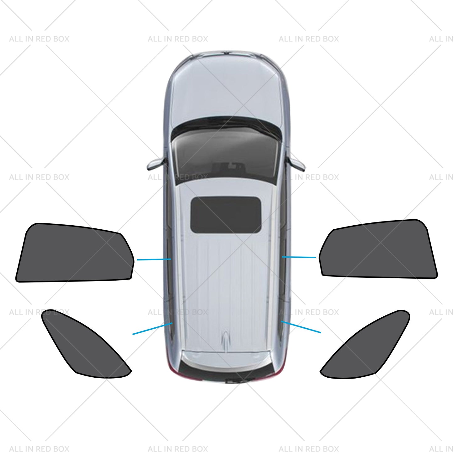 {{ Magnetic Car Window Sun Shades Suitable for Mazda CX-3 CX3 2015-Current }} - Buy Car Parts Online at {{ Kaka Auto Parts }}.